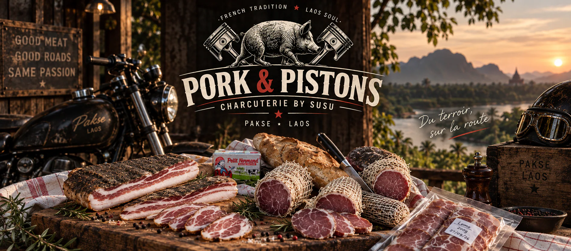 Pork & Pistons — Charcuterie by Susu à Pakse